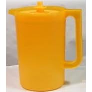 Tupperware 2 Qt Classic Sheer Pitcher Apricot by Tupperware
