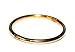 12mm 22K GOLD OVER SOLID STERLING SILVER HINGED HOOP EARRINGS, Easy On & Off !