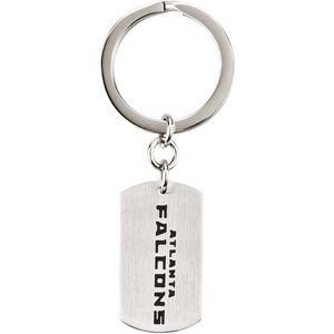 Stainless Steel Atlanta Falcons Logo Keychain