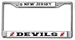New Jersey Devils Chrome License Plate Frame - SET OF 6 - Sports Merchandise