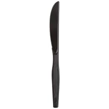 Dixie KM517 Medium Weight Polystyrene Knife, 7" Length, Black (Case of 1,000)
