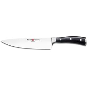 Wusthof Classic Ikon 8-Inch Cook's Knife, Black: Kitchen &amp; Dining