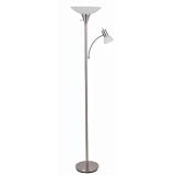 Mother and Son Torchiere Floor Lamp in Brushed Steel 21dHU2WZ7BL. SL160 Mother and Son Torchiere Floor Lamp in Brushed Steel