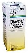 Diastix Reagent Strips for Urinalysis to test urine Glucose - 50 Strips