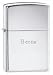 High Polish Chrome Engraved Zippo Lighter - Berna