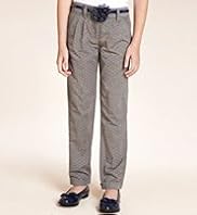 Autograph Pure Cotton Spotted Chinos with Belt