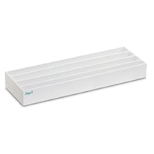 TrippNT 50492 Small Pipette Storage Box with Adjustable Compartments, 25" Width x 3" Height x 8" Depth