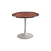 Cha-Cha Round Table with Trumpet Base Cherry/Black/36"