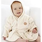 Baby cream colour bathrobe