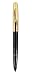 Sipliv Classic Black and Golden Cap Fountain Pen - Gift Boxed