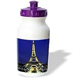 Vacation Spots - Eiffel Tower - Water Bottles