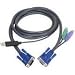 ATEN Intelligent KVM Cable 2L5503UP - keyboard / mouse / video cable - 10 ft ( 2L5503...
