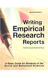 Writing Empirical Research Reports: A Basic Guide for Students of the Social and Behavioral Sciences