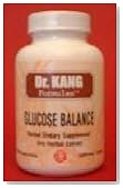 Glucose-Balance - Sale! Dr. Kang's formula for use in treating diabetes mellitus and prevents damage of heart;liver;kidney and atherosclerosis from diabetes. Limited time offer.