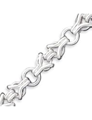 Sterling Silver Fancy Bracelet - 8 Inch