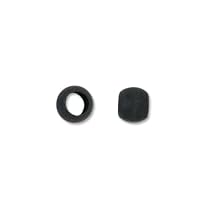 Beadalon Crimp Bead 3.0mm Black Plated, 1-1/2 Grams