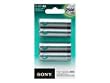 Sony 2500 mAh AA Rechargeable Nimh Batteries, 4-pack