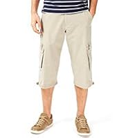 Cotton Rich 3/4 Trekking Shorts with Belt