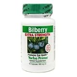 Bilberry Extra Strength - 50 caps, (YERBA PRIMA)