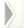Pearl White Kent Envelopes with Silver Lining
