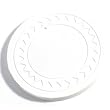 WHITE - Diamond - 8.2 Gram Clay Poker Chips - 50 Pack