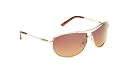 Ladies Retro Designer Fashion Driving Metal Sunglasses - Gunmetal Frame