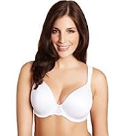 Lace Trim Underwired T-Shirt DD-G Bra