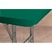 Kwik-Cover 48PK-GR 42-48'' Round Individually Packaged Kwik-Cover - Green Fitted Table Cover Individually Wrapped, 2 Bags of 25