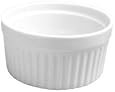 HIC Porcelain Souffle 8-ounce, 3.75-inch, Set of 6