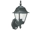 Kitchen & Housewares : Byron Es94 Classic Wall Lantern + PIR Black