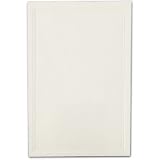 25 Pearl White Triple Panel Correspondence Cards