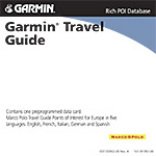 GARMIN Scandinavia Trip Guide for Garmin Nuevi GPS navigators serie 2xx, 3xx series, 6xx series, for Garmin Zumo GPS navigators 550, 500