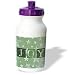 Patricia Sanders Christmas - Green Stars Joy- Holiday Inspirations - Water Bottles