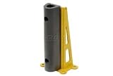 Structural Rack Guard With Rubber Bumper 7.5Wx3.75Dx18H