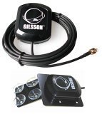 Active External GPS Antenna (MMCX) for Magellan RoadMate 6000T, 3050T, 3000, 800 & 860T; Navman iCN 320, 550, 510, 520, PiN PPC 570, 100, 300; Lowrance iWay 250; Mio DigiWalker C510, C310, C210, 268, 269C; MYGuide 3050 GO, 3240 GO. 3ft Cable with Windshield Suction Cup Mount