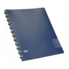 Elba vario-zipp Ringmappen/61420DB 210x248x20mm dunkelblau Inh.25 H�llen