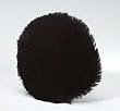 Norton 04703 8" X 3/4" Nap Black Wool Pad
