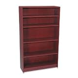 HON COMPANY / HON1895N / 1890 Series Bookcase, 5 Shelves, 36w x 11-1/2d x 60-1/8h, Mahogany / Sold as 1 EA
