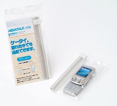 アクアトーク 携帯電話防水ソフトケース スライド シルバー AQS-06