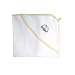 Under The Nile Hooded Blanket Born Organic, Natural/Trim Lemon