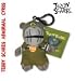 Teddy Scares Abnormal Cyrus Keychain