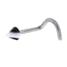 Black White Striped Cone Nose Ring