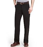 Pure Cotton Straight Leg Regular Fit Chinos