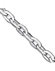 Sterling Silver 8.5inch Fancy Link Bracelet QH172-8.5"