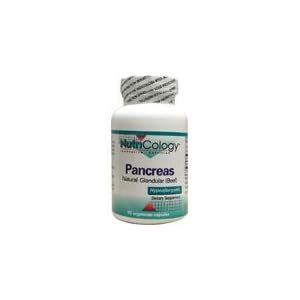 Pancreas Beef Natural Glandular 90 VegiCaps by Nutricology