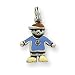 Sterling Silver Boy Charm QC4630