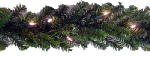 Noma/Inliten-Import 9X10 Clr Prelit Garland (Pack Of 12 Christmas Wreaths & Natural Garland Lighted