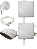 Wireless Extender zBoost YX610 Dual Band PCS and Cellular 800 / 1900 MHz 60db Amplifier Repeater Signal Booster kit (Professional installation required)