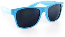 Classic Eighties WAYFARER Style Vintage Fashion Sunglasses - Turquoise
