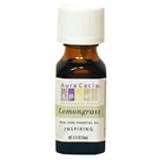 Aura Cacia Lemongrass 100% Pure Essential Oil Inspiring .5 oz